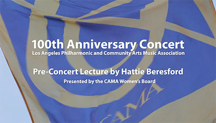 100th anniversary concert pre-lecture with Hattie Beresford