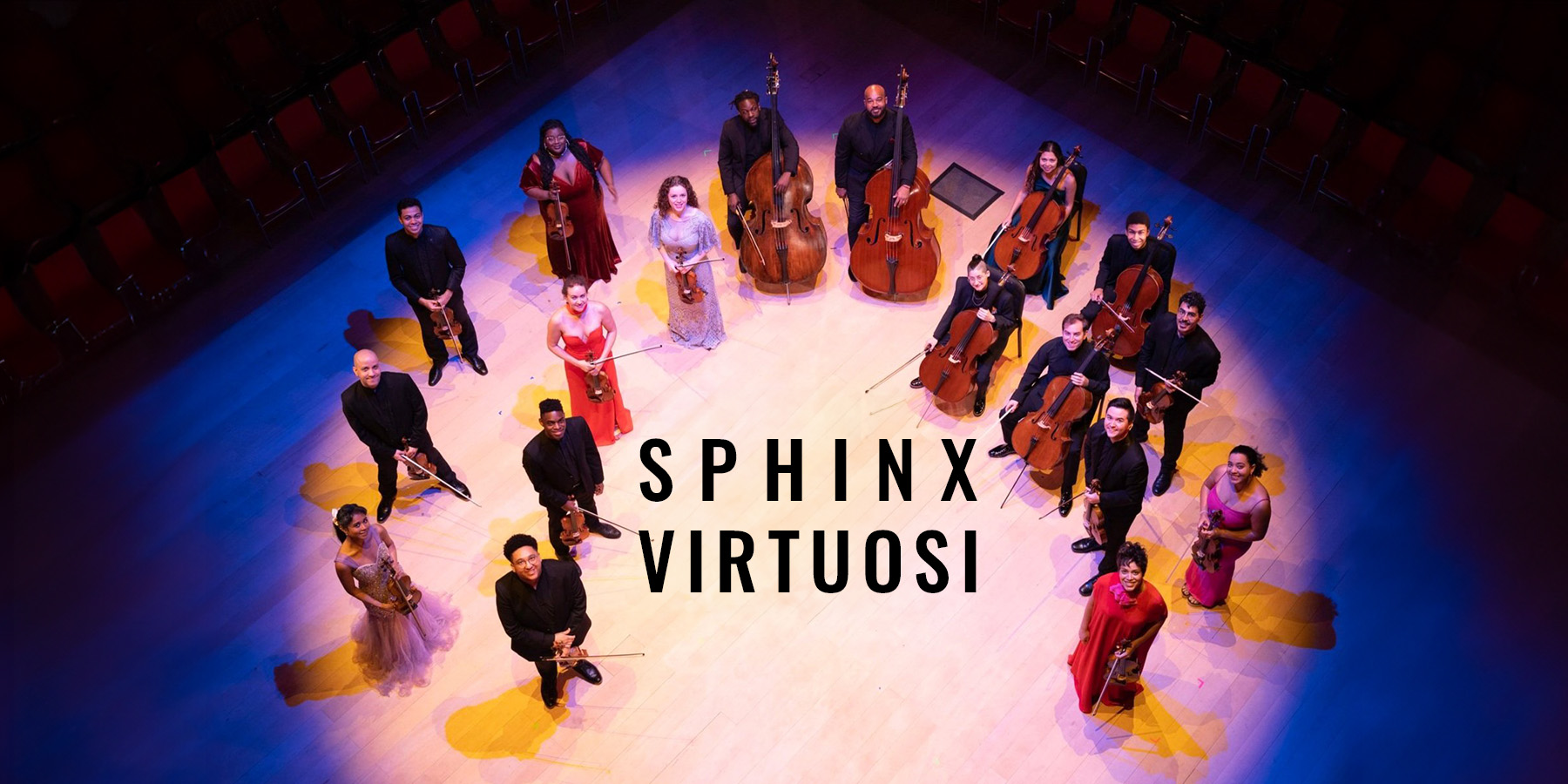 Sphinx Virtuosi. Photo ©Scott Jackson / Courtesy of The Sphinx Organization. Aaron P. Dworkin, Founder.