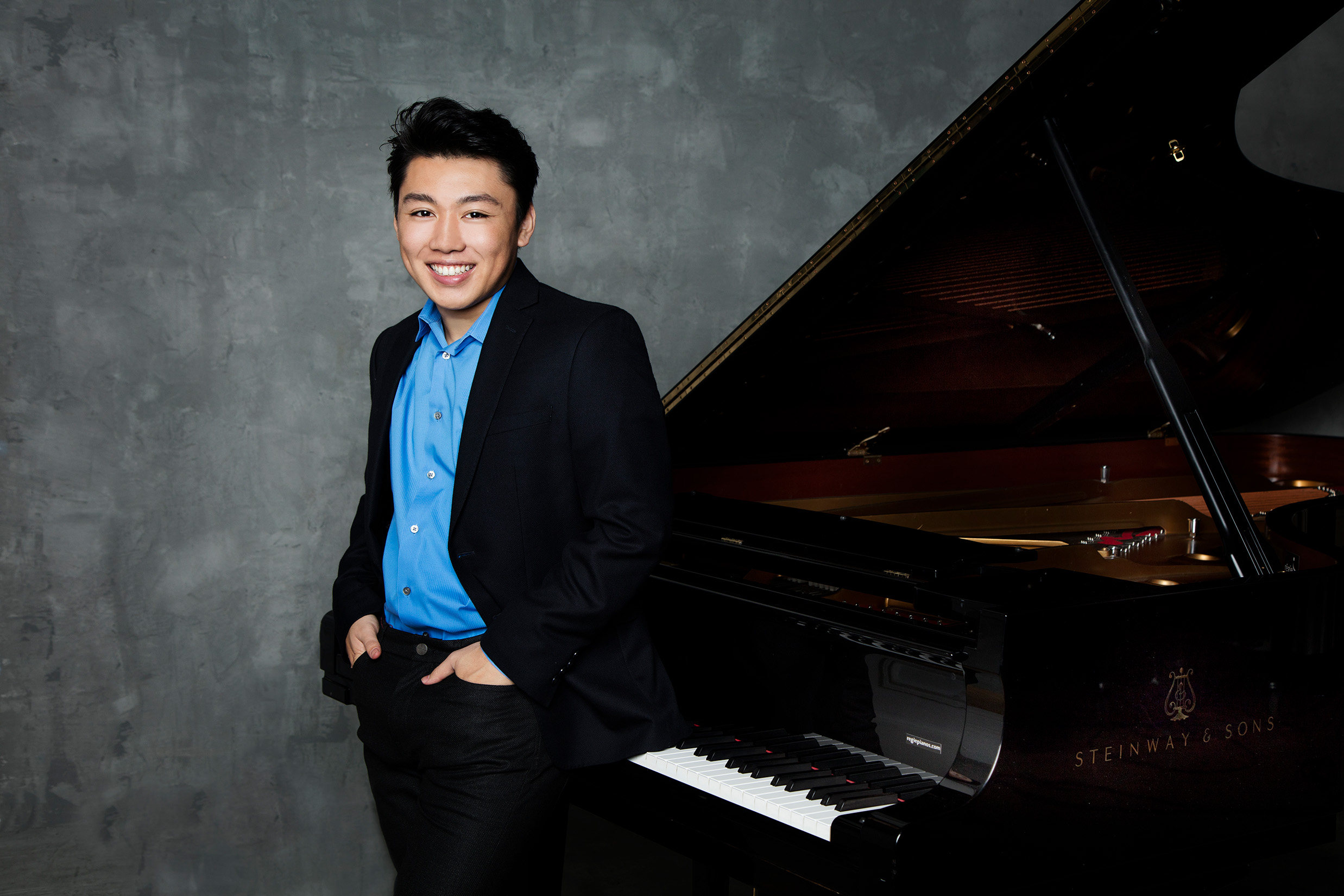George Li, piano. Photo by Simon Fowler.